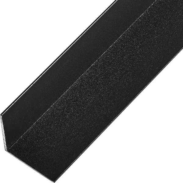 Профиль L-образный алюминий окрашенный 30x30x1.2x1000 мм черный