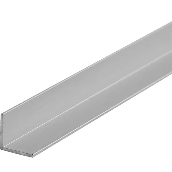 Профиль L-образный алюминий анодированный 10x10x1x2700 мм серебро