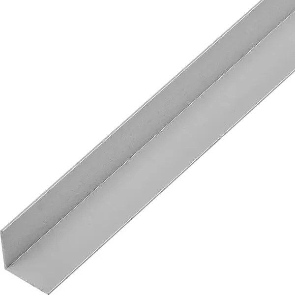 Профиль L-образный алюминий анодированный 15x15x1x1000 мм серебро