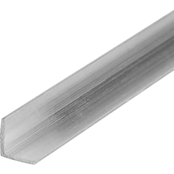 Профиль L-образный алюминий 10x10x1x2700 мм серый